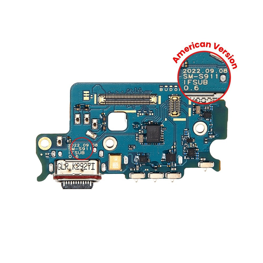 Charging Port / SIM Card Reader Board for Samsung Galaxy S23 5G S911U (American Version) (Purple) Charging Port / SIM Card Reader Board for Samsung Galaxy S23 5G S911U (American Version) (Purple)